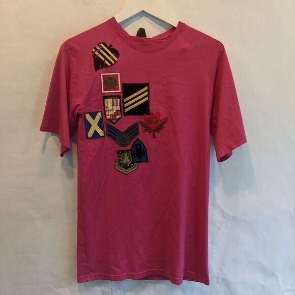 Mr and Mrs Italy t-shirt with patches 2(38) BNWT - Picture 2 of 7